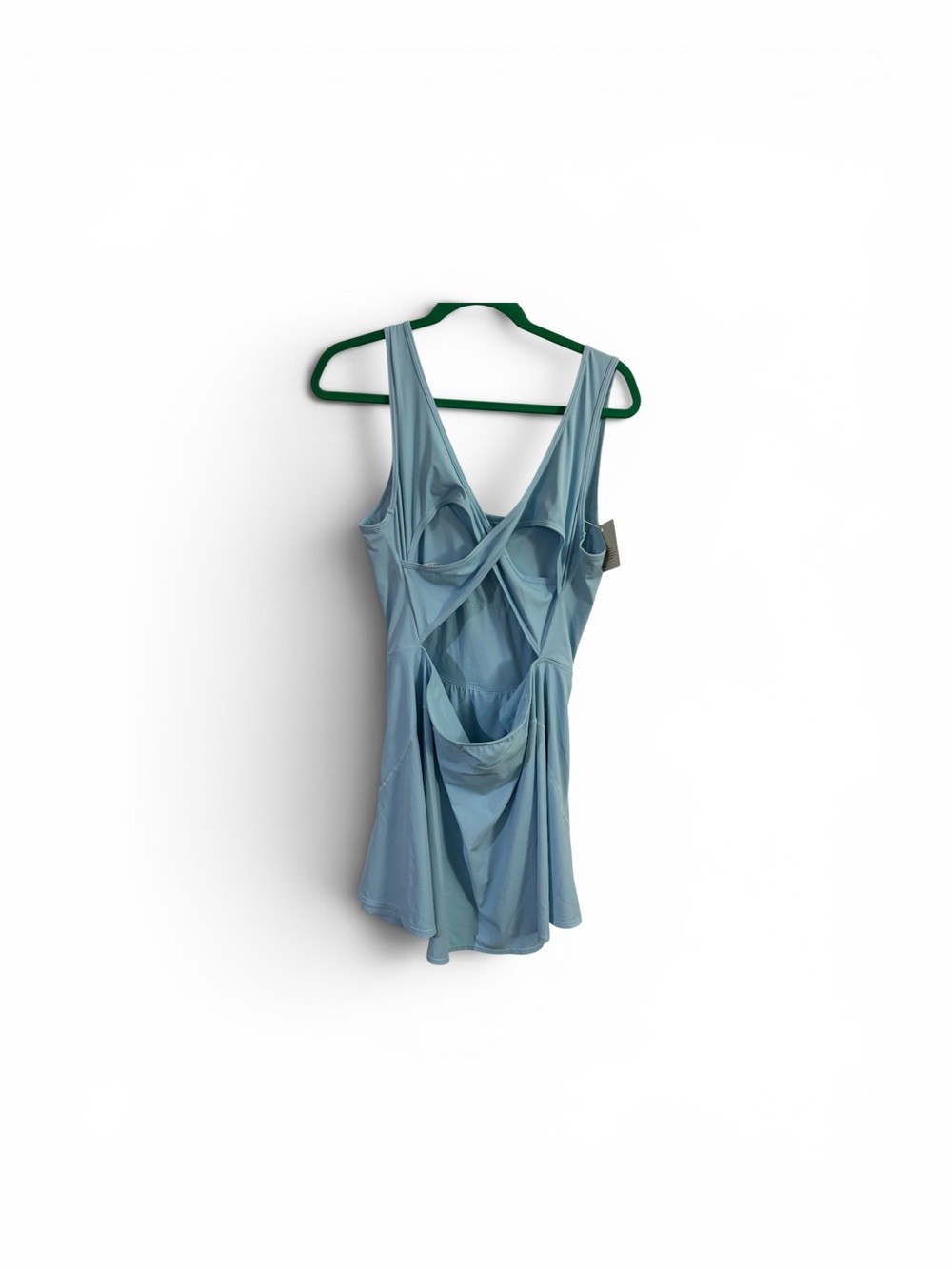 NWT Halara XL Softlyzero Airy Athletic Tennis Dress Shorts Pockets Cutout Blue - Picture 4 of 9